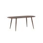 Viro deens ovale eettafel - 180 x 90 cm - donkerbruin