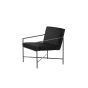 Nara fauteuil - velvet - zwart