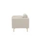 Sino fauteuil - ribstof - lichtgrijs