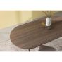 Rina deens ovale eettafel - 180 x 90 cm - naturel