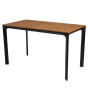 Arezzo tuintafel ovaal polywood teaklook 240x110 cm van het woonmerk Les