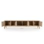 Tv-meubel Harvey - eikenhout - 220 cm