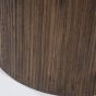 Bijzettafel Maxim rond - Ø60x40 cm - mango hout/marmer