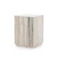 Vierkante bijzettafel Vince - marmer - 30,5x30,5 cm