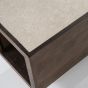 Salontafel Hazel - mangohout & marmer - 79x35 cm