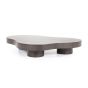 Organische salontafel Bobbie - 150x110 cm - bruin