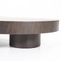Organische salontafel Bobbie - 150x110 cm - bruin