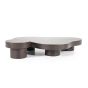 Organische salontafel Bobbie - 150x110 cm - bruin