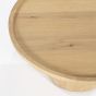 Ronde salontafel Leia - eikenhout - ø80 cm