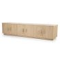 Tv-meubel Rosenborg - eikenhout - 224 cm