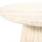 Ronde salontafel Aime - Ø70x38 cm - travertin