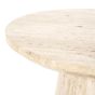 Ronde salontafel Aime - Ø70x38 cm - travertin