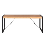 Rechthoekige eettafel Boaz - 200 cm - naturel