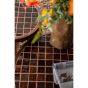 TiledUp salontafel hout/keramiek - donkerbruin
