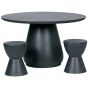 Dover kruk betonlook antraciet 45x35cm