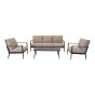 Feda loungeset - matt antraciet