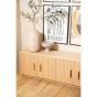 Tv-meubel Rosenborg - eikenhout - 224 cm