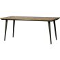 Eettafel Guild Naturel Met Zwart Onderstel