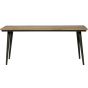 Eettafel Guild Naturel Met Zwart Onderstel