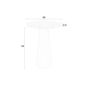 Gwen bijzettafel 52 cm - beige