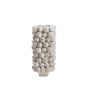 Nitali vaas deco 24,5x18,5x37,5 cm - keramiek zand