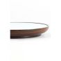 Mamali spiegel Ø68 cm - mangohout bruin