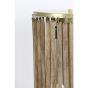 Gularo tafellamp Ø30x78 cm - hout donkerbruin/antiek brons