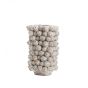 Nitali vaas deco 24,5x18,5x37,5 cm - keramiek zand