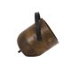 Rehan tafellamp 24x20x23 cm - hout olie bruin/zwart