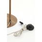 Donio vloerlamp 33,5x28x155 cm - hout print naturel/touw crème - OUTLET B