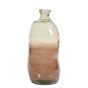 Altino vaas Ø34x73 cm - glas donker bruin-zand