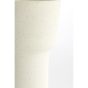 Alsacia vaas deco Ø19x38 cm - keramiek mat crème