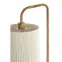 Donio vloerlamp 33,5x28x155 cm - hout print naturel/touw crème - OUTLET B