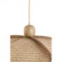 Lavrio hanglamp Ø60,5x30,5 cm - webbing naturel+hout