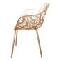  Cast magnolia stoel met arm kopergoud - OUTLET B