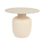 Jazmin bijzettafel 42 cm - beige