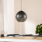 Josefien hanglamp zwart staal 30 cm van het woonmerk Vurna