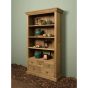 Bologna boekenkast - 111 cm - bruin
