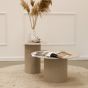 Tilo bijzettafel L - beige