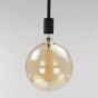 LED lamp gloeidraad bol 20 cm E27 amber