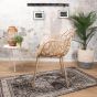  Cast magnolia stoel met arm kopergoud - OUTLET B