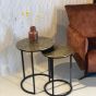 Bijzettafel Cast Iron Beau Goud - Set van 2