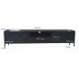 York tv-meubel - 200 cm - mangohout - zwart