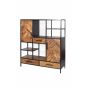 Brooklyn vakkenkast - 140 cm - mangohout - naturel