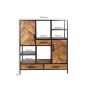 Brooklyn vakkenkast - 140 cm - mangohout - naturel