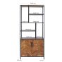 Brooklyn vakkenkast - 90 cm - mangohout - naturel