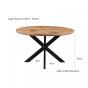 Jesper ronde eettafel - Ø150 cm - hout - naturel