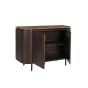 Noor dressoir 115 cm - hout/natuursteen