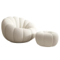 Olivia fauteuil set teddy wit van het woonmerk DS4U