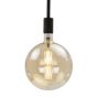 LED lamp gloeidraad bol 20 cm E27 amber